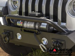 Jeep Gladiator Spartan Bumper w/ High Clearance Ends & Overrider - Front Jeep Gladiator Spartan Bumper w/ High Clearance Ends & Overrider - Front